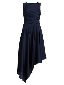 Amsale Women's Draped Asymmetric Cocktail Dress