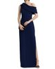 Amsale Women's Draped One-Shoulder Column Gown - 2