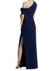Amsale Women's Draped One-Shoulder Column Gown - 5