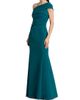 Amsale Women's Draped One-Shoulder Gown - 4