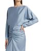 Amsale Women's Draped Ruched Midi-Dress - 6