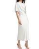 Amsale Women's Draped Satin Pencil Midi-Dress - 4