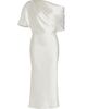 Amsale Women's Draped Satin Pencil Midi-Dress - 8