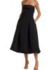 Amsale Women's Faille Strapless Dress - 2