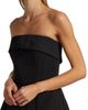 Amsale Women's Faille Strapless Dress - 6