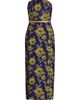 Amsale Women's Floral-Jacquard Strapless Maxi Dress - 1