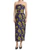Amsale Women's Floral-Jacquard Strapless Maxi Dress - 3