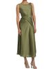 Amsale Women's Gathered Satin Cocktail Dress - 4