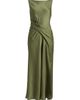 Amsale Women's Gathered Satin Cocktail Dress - 8