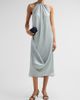 Amsale Women's Halterneck Draped Midi Dress - 2