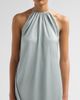 Amsale Women's Halterneck Draped Midi Dress - 5