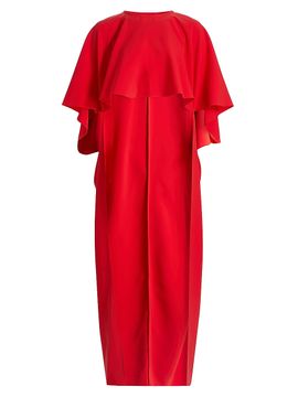 Amsale Women's High-Low Cape Stole