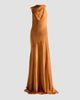 Amsale Women's Liquid Satin Draped Gown - 6