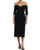Amsale Women's Off-The-Shoulder Body-Con Midi-Dress - 3