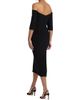 Amsale Women's Off-The-Shoulder Body-Con Midi-Dress - 5