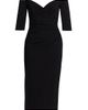 Amsale Women's Off-The-Shoulder Body-Con Midi-Dress - 8