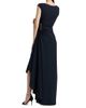 Amsale Women's Pinched Jersey A-Line Gown - 5