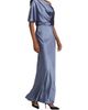 Amsale Women's Satin One-Shoulder Gown - 4