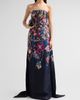 Amsale Women's Strapless Column Gown - 2