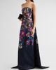 Amsale Women's Strapless Column Gown - 4