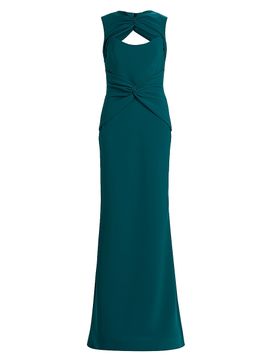 Amsale Women's Twisted Cut-Out Gown