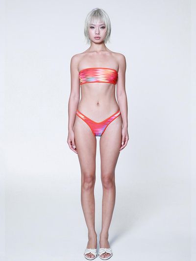 AMUN Nabi Bandeau Bohemian Wave Bikini