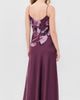 AMUR AMUR Coralee Printed Bias Dress Carmine Petal - 3