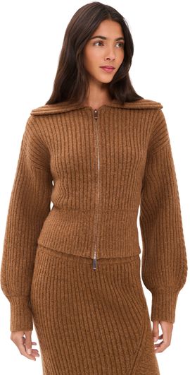 AMUR AMUR Emery Cable Knit Cardigan Golden Meadow