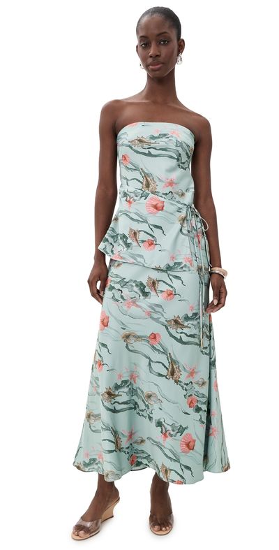 AMUR AMUR Ever Maxi Dress Tidal Mosaic