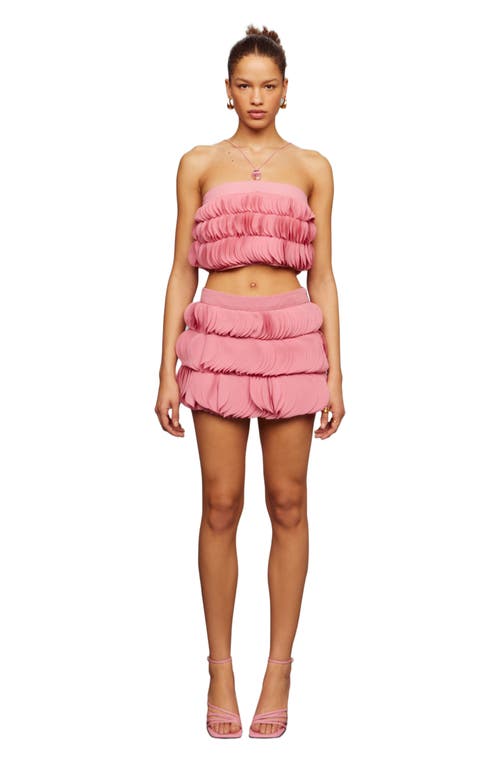 AMUR AMUR Jazzlyn appliqué fringe skirt