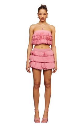 AMUR AMUR Jazzlyn appliqué fringe skirt
