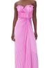 AMUR AMUR Kaylani Pleated Gown Pink Horizon - 1