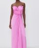 AMUR AMUR Kaylani Pleated Gown Pink Horizon - 6