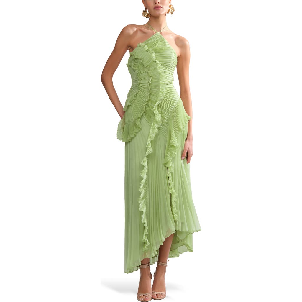 AMUR Amur Lorelie halter gown