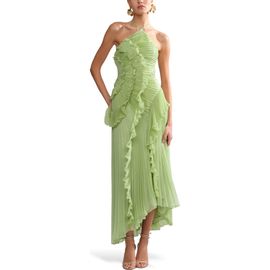 AMUR Amur Lorelie halter gown