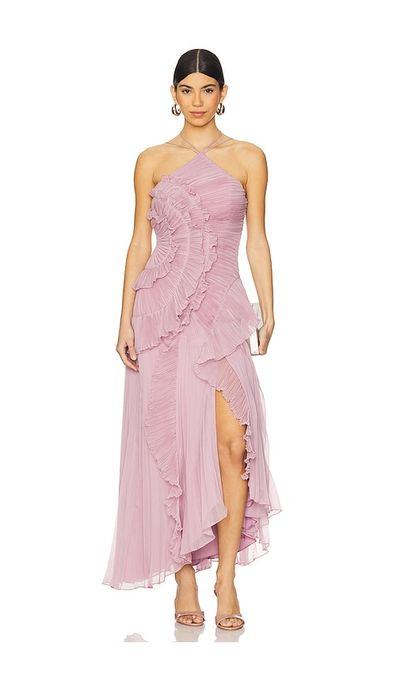 AMUR AMUR Lorelie Halter Gown
