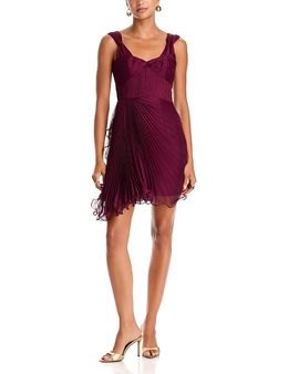 Amur Amur Nova Pleated Mini Dress