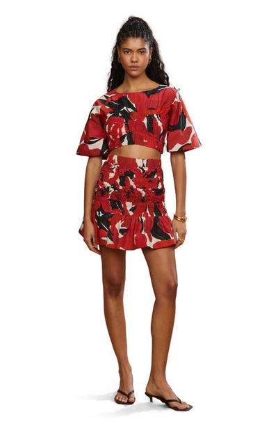 AMUR AMUR Penelope Smocked Skirt