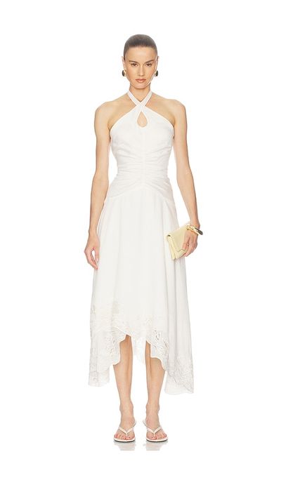 AMUR AMUR Romee Embroidered Maxi Dress
