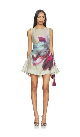 strapless open back dress Giada Pleated Dress main image 1