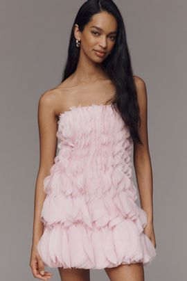strapless open back dress Amur Kayleigh Mini Dress – Bluefly