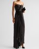 AMUR Women's Alexandra Ruched Pleated Strapless Gown - 4