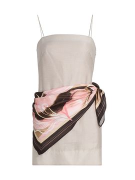 Amur Women's Ashtin Scarf Wrap Minidress