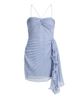 Amur Women's Bentley Pleated Draped Mini Dress - 1