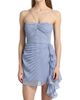 Amur Women's Bentley Pleated Draped Mini Dress - 3