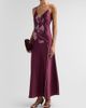 AMUR Women's Coralee Floral Slip Maxi Dress - 4