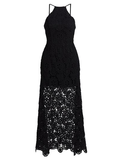 Amur Women's Crochet Halterneck Midi-Dress