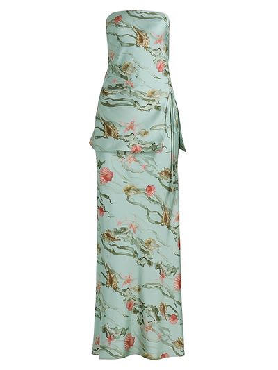 Amur Women's Ever Printed Tiered Maxi Dress