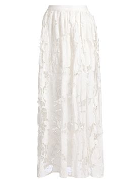 Amur Women's Mich Eyelet Maxi Skirt