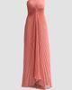 AMUR Women's Myra Pleated High-Low Maxi Dress - 6